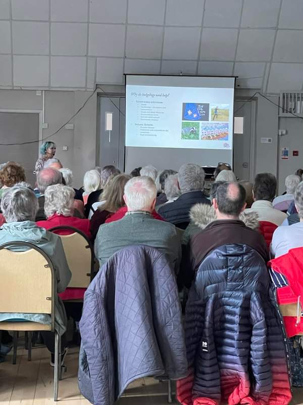 Tuesday 9th saw us at filleigh community centre doing a presentation on hedgehog